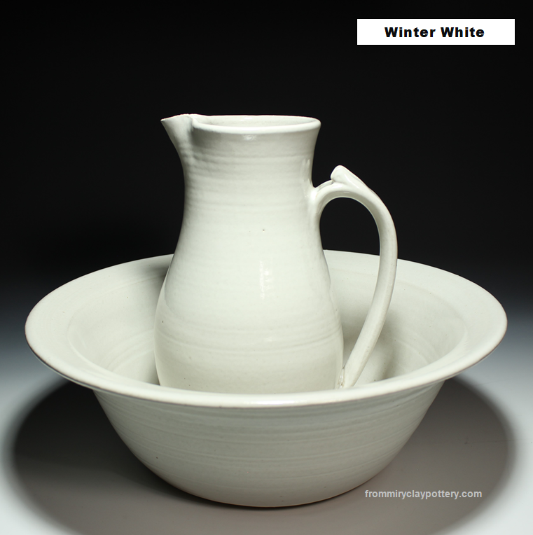 Pitcher \u0026 Basin Set | FROM MIRY CLAY POTTERY, image size:761x764